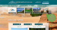 Desktop Screenshot of centralcoastaustralia.com.au