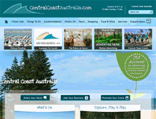 Tablet Screenshot of centralcoastaustralia.com.au